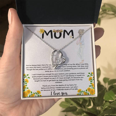 To My MOM - Forever Love Necklace - Gift Set - SLDDL0052 - Sunshine Letters Co